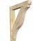 Ekena Millwork Funston Arts & Crafts Rough Sawn Outlooker, Douglas Fir, 6"W x 34"D x 38"H OUT06X34X38FST03RDF - alternate 1